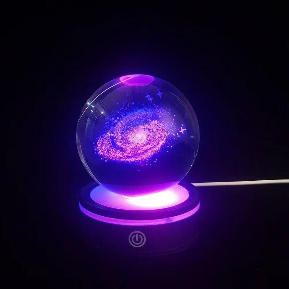 USB'li Samanyolu Tasarımlı Dönen Cam Küre Şık Tasarımıyla Benzersiz Kullanım Deneyimi Hayatınızı Kolaylaştıracak Ürünler