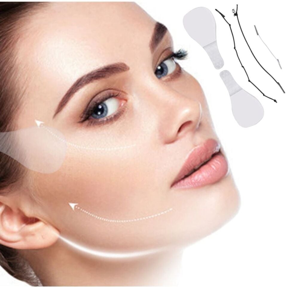 Yüz Kaş Ve Boyun Gerdirme Bant Seti (10 Adet) Şık Tasarımlı Fonksiyonel Ürün