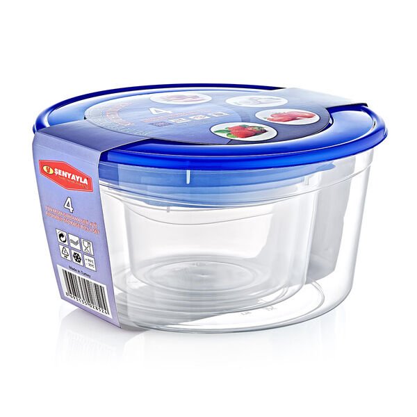 4'lü Derin Saklama Kabı Seti Çok Fonksiyonlu Ürün