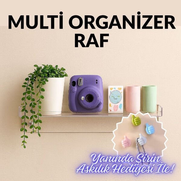 Multi Organizer Raf Şık Tasarımıyla Benzersiz Kullanım Deneyimi Hayatınızı Kolaylaştıracak Ürünler