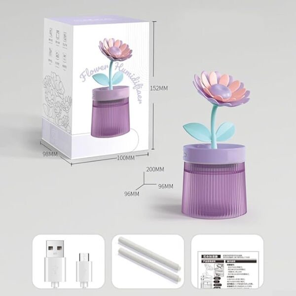Çiçek Hava Nemlendirici Şık Tasarımlı Fonksiyonel Ürün