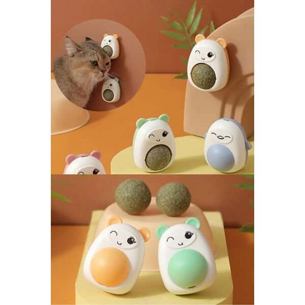 Ayıcıklı Kedi Otu Yalama Topu Şık Tasarımıyla Benzersiz Kullanım Deneyimi Hayatınızı Kolaylaştıracak Ürünler