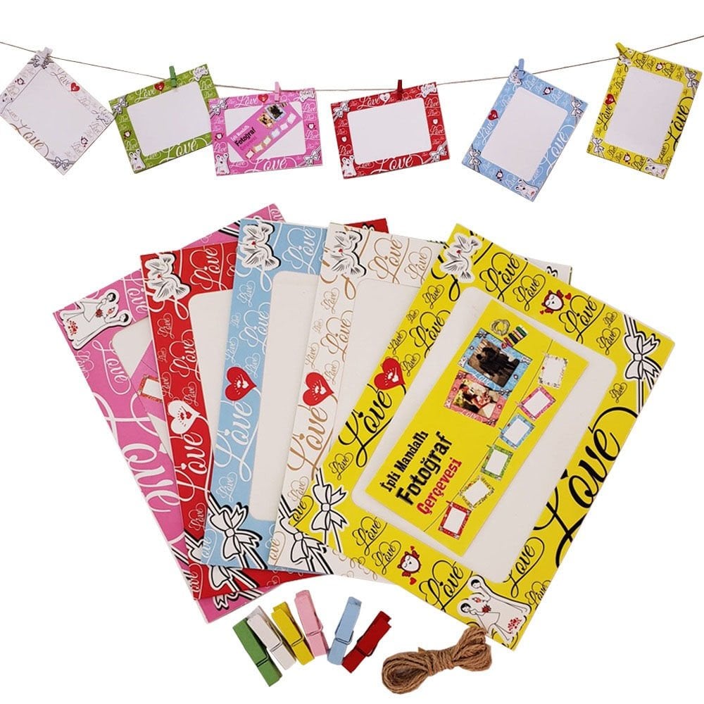 İpli Mandallı Albüm Şık Tasarımlı Fonksiyonel Ürün