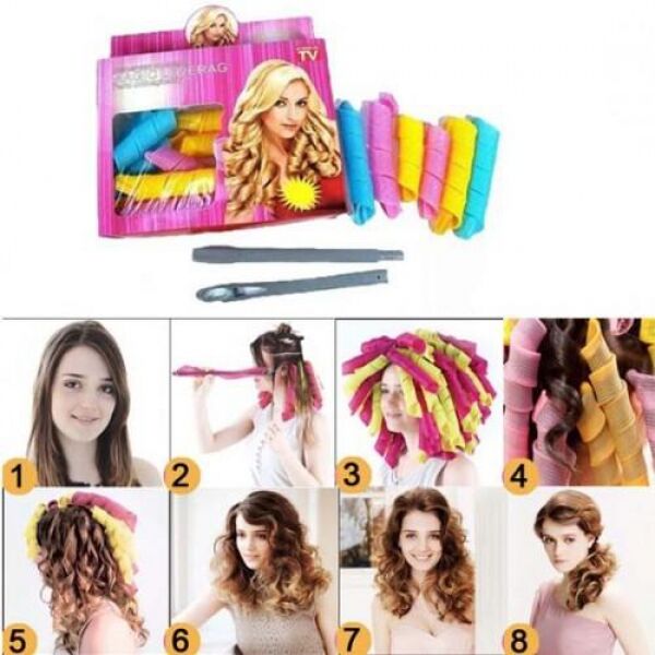 Saç Bigudisi 18 Adet - Magic Leverage Şık Tasarımlı Fonksiyonel Ürün