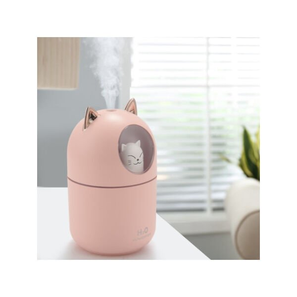 Sevimli Kedi Tasarımlı H2O Nemlendirici Şık Tasarımlı Fonksiyonel Ürün