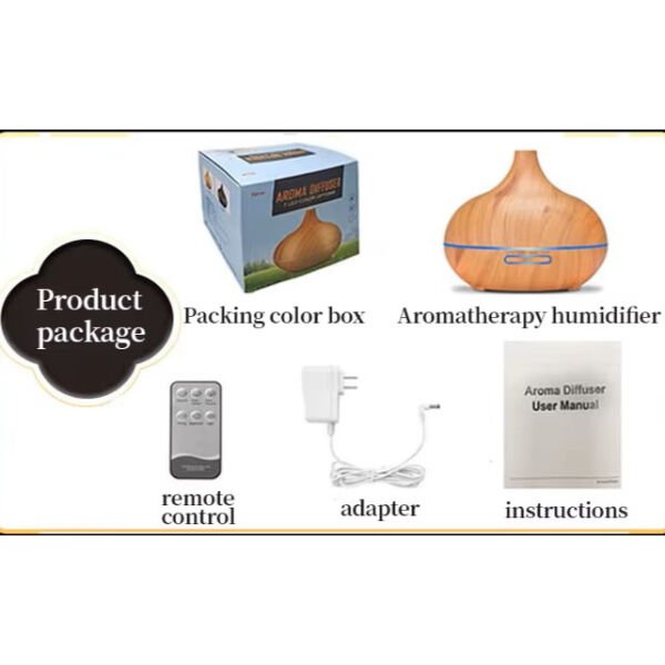 Uzaktan Kumandalı Ultrasonik Hava Nemlendirici Cihaz Şık Tasarımlı Fonksiyonel Ürün