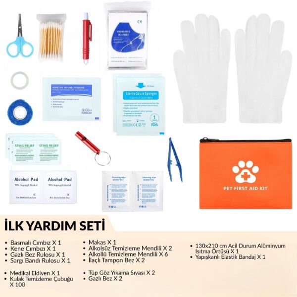 Evcil Hayvan İlk Yardım Seti Çantası Şık Tasarımıyla Benzersiz Kullanım Deneyimi Hayatınızı Kolaylaştıracak Ürünler