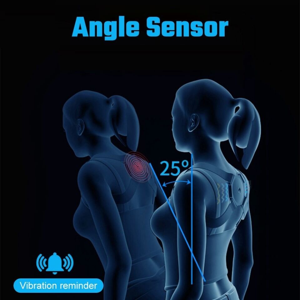 Sensörlü Titreşimli Dik Duruş Korsesi Şık Tasarımlı Fonksiyonel Ürün