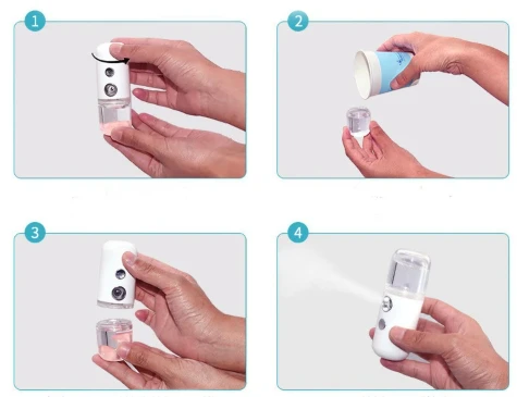 Nano Mist Dezenfektan Püskürtücü Şık Tasarımlı Fonksiyonel Ürün