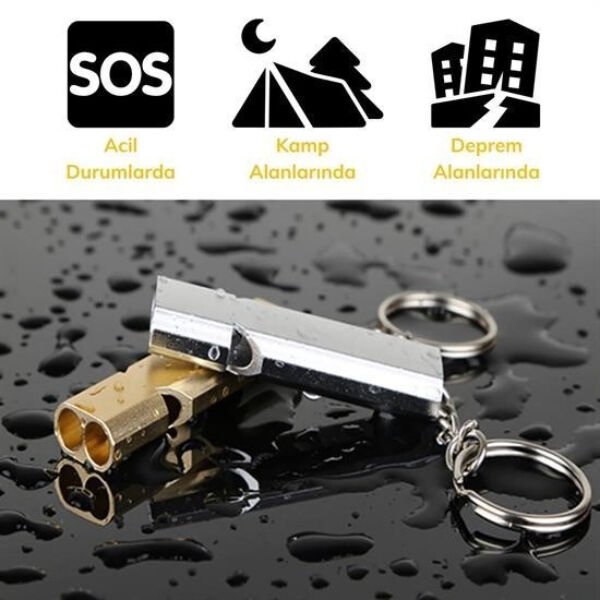 Alüminyum SOS Düdük Anahtarlık Şık Tasarımıyla Benzersiz Kullanım Deneyimi Hayatınızı Kolaylaştıracak Ürünler