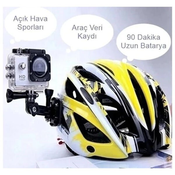 4K Su Geçirmez Wi-Fi Aksiyon Kamerası Şık Tasarımıyla Benzersiz Kullanım Deneyimi Hayatınızı Kolaylaştıracak Ürünler