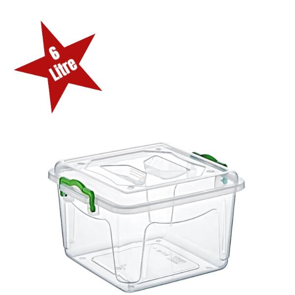 Şeffaf Saklama Kutusu 6 Litre Çok Fonksiyonlu Ürün