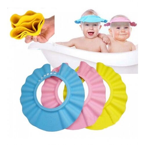Bebek Banyo Şapkası Pembe Şık Tasarımlı Fonksiyonel Ürün