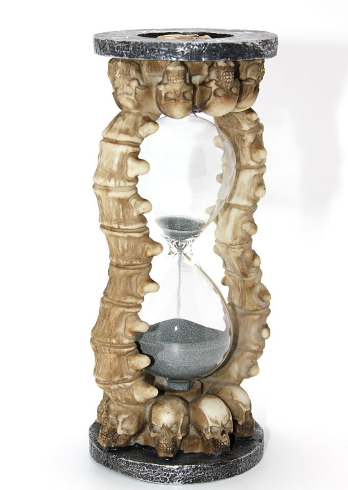 Polyester Kurukafa Kum Saati Model 2 Şık Tasarımlı Fonksiyonel Ürün