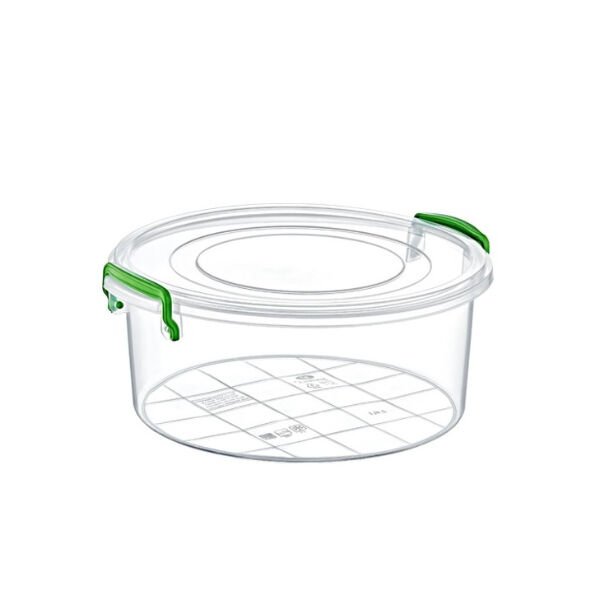 Yuvarlak Saklama Kutusu 2.4 Litre Çok Fonksiyonlu Ürün