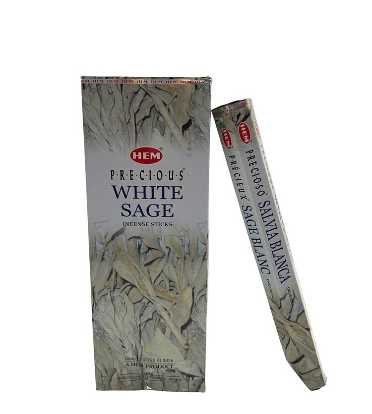 Hem Precious White Sage Aromalı Çubuk Tütsü Şık Tasarımlı Fonksiyonel Ürün