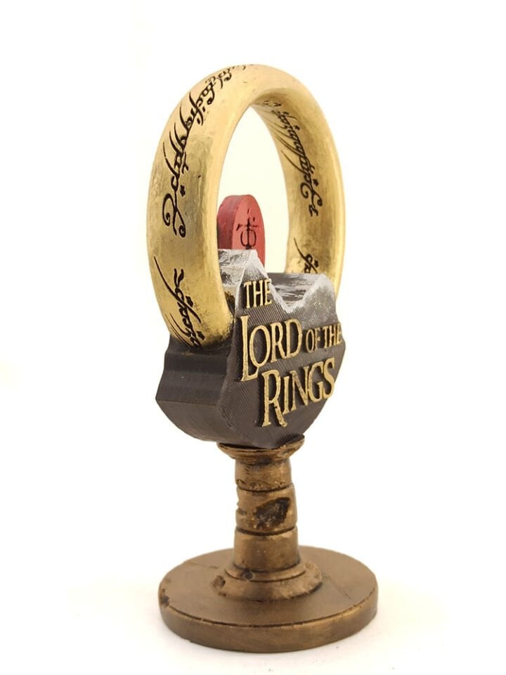 Polyester Lord Of The Rings Yüzük Büst Şık Tasarımlı Fonksiyonel Ürün