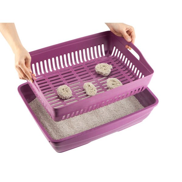 Süzgeçli Açık Kedi Tuvaleti Çok Fonksiyonlu Ürün