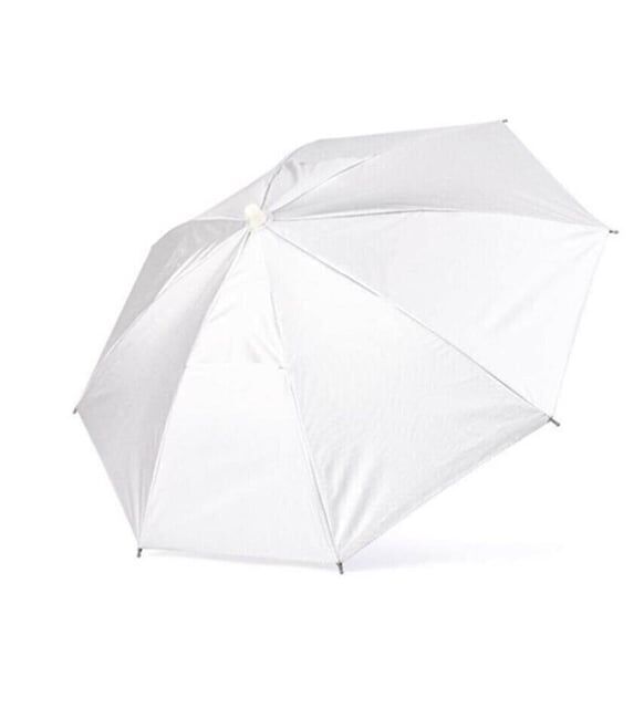 Kafa Şemsiyesi Beyaz Şık Tasarımlı Fonksiyonel Ürün