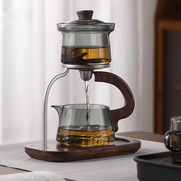 Otomatik Manyetik Borosilikat Demlik Seti Çok Fonksiyonlu Ürün