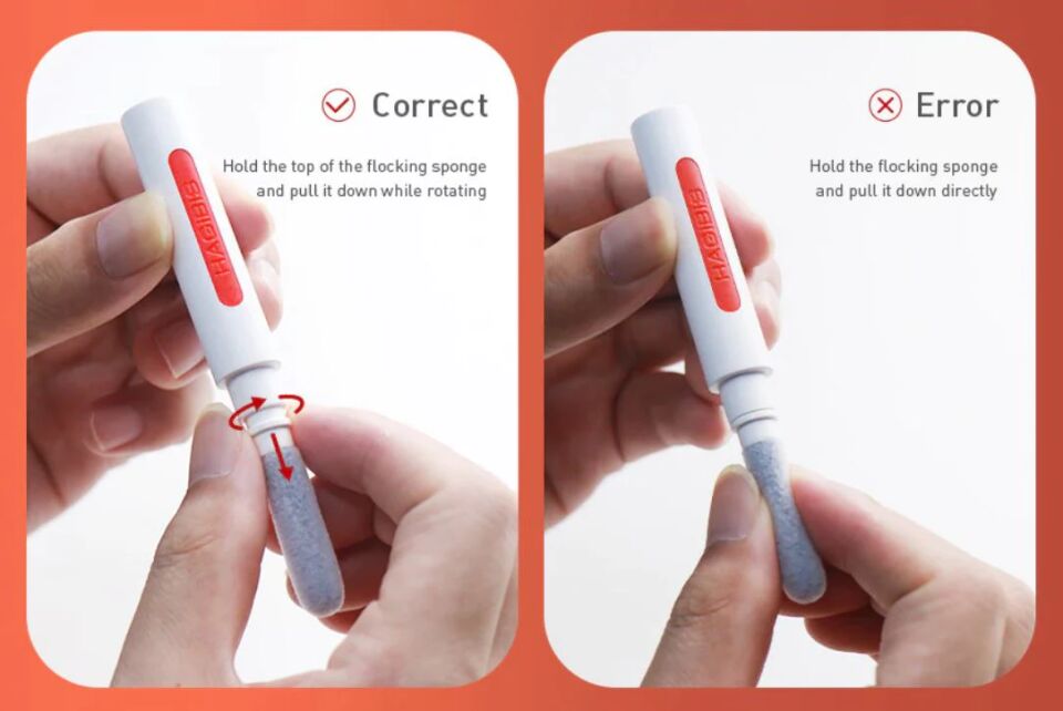 Klavye Ve Kulaklık Temizleyici Kit 5 İn 1 Şık Tasarımlı Fonksiyonel Ürün