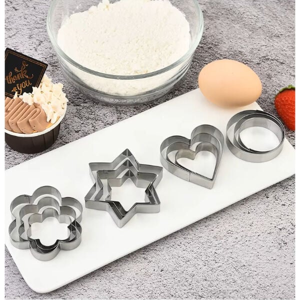 12 Adet Paslanmaz Çelik Kurabiye Kalıbı Seti Şık Tasarımıyla Benzersiz Kullanım Deneyimi Hayatınızı Kolaylaştıracak Ürünler