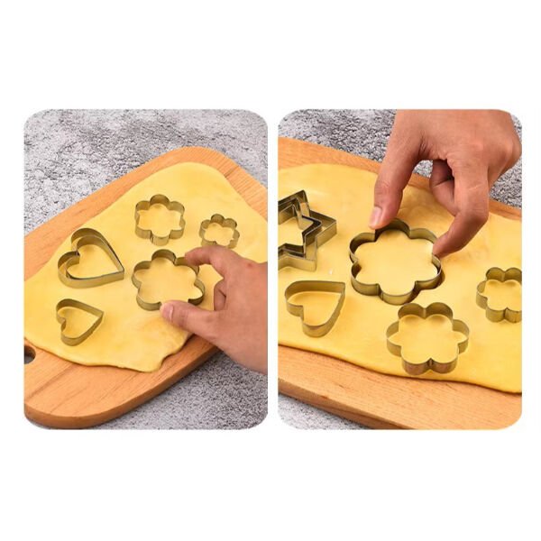 12 Adet Paslanmaz Çelik Kurabiye Kalıbı Seti Şık Tasarımıyla Benzersiz Kullanım Deneyimi Hayatınızı Kolaylaştıracak Ürünler