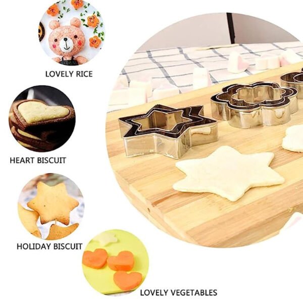 12 Adet Paslanmaz Çelik Kurabiye Kalıbı Seti Şık Tasarımıyla Benzersiz Kullanım Deneyimi Hayatınızı Kolaylaştıracak Ürünler