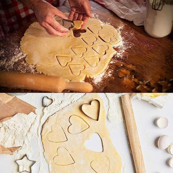 12 Adet Paslanmaz Çelik Kurabiye Kalıbı Seti Şık Tasarımıyla Benzersiz Kullanım Deneyimi Hayatınızı Kolaylaştıracak Ürünler