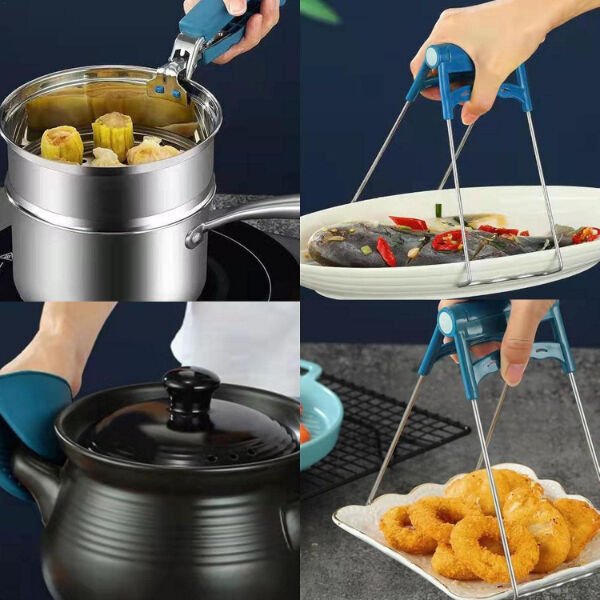 4 Parça Yanma Önleyici Mutfak Seti - Tencere Tabak Tutucu Ve Fırın Eldiveni Şık Tasarımıyla Benzersiz Kullanım Deneyimi Hayatınızı Kolaylaştıracak Ürünler