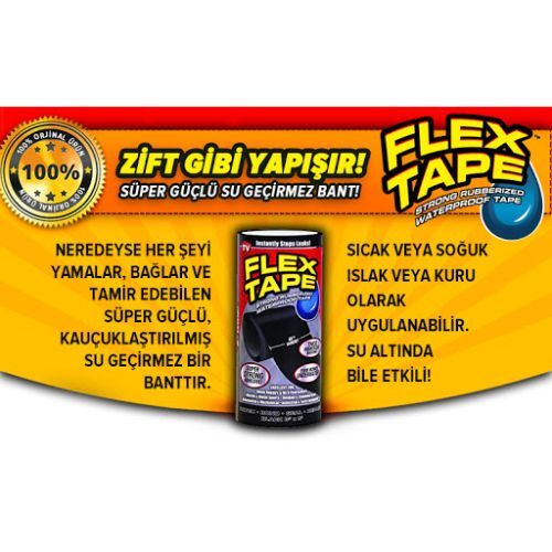 Suya Dayanıklı Bant Flex Tape Çok Fonksiyonlu Ürün