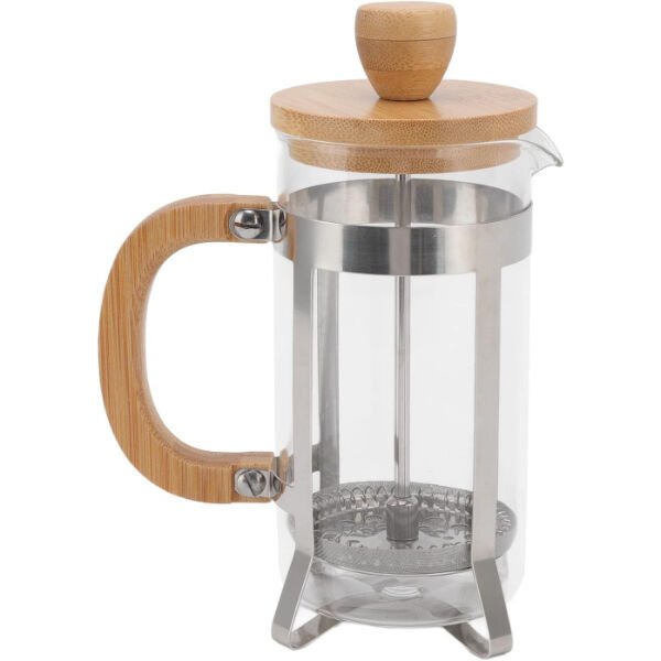 Ahşap Detaylı 600 ml Cam French Press Şık Tasarımıyla Benzersiz Kullanım Deneyimi Hayatınızı Kolaylaştıracak Ürünler