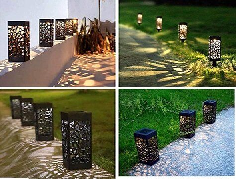 Solar Bahçe Yürüyüş Yolu Lambası 8 Adet Şık Tasarımlı Fonksiyonel Ürün