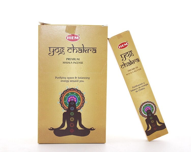 Hem Yog Chakra Masala Aromalı Çubuk Tütsü Şık Tasarımlı Fonksiyonel Ürün