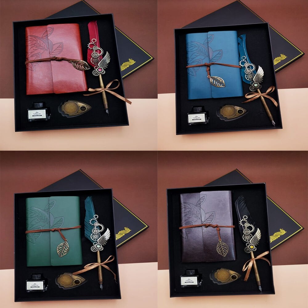 Mürekkepli Kalem Defter Seti Şık Tasarımlı Fonksiyonel Ürün