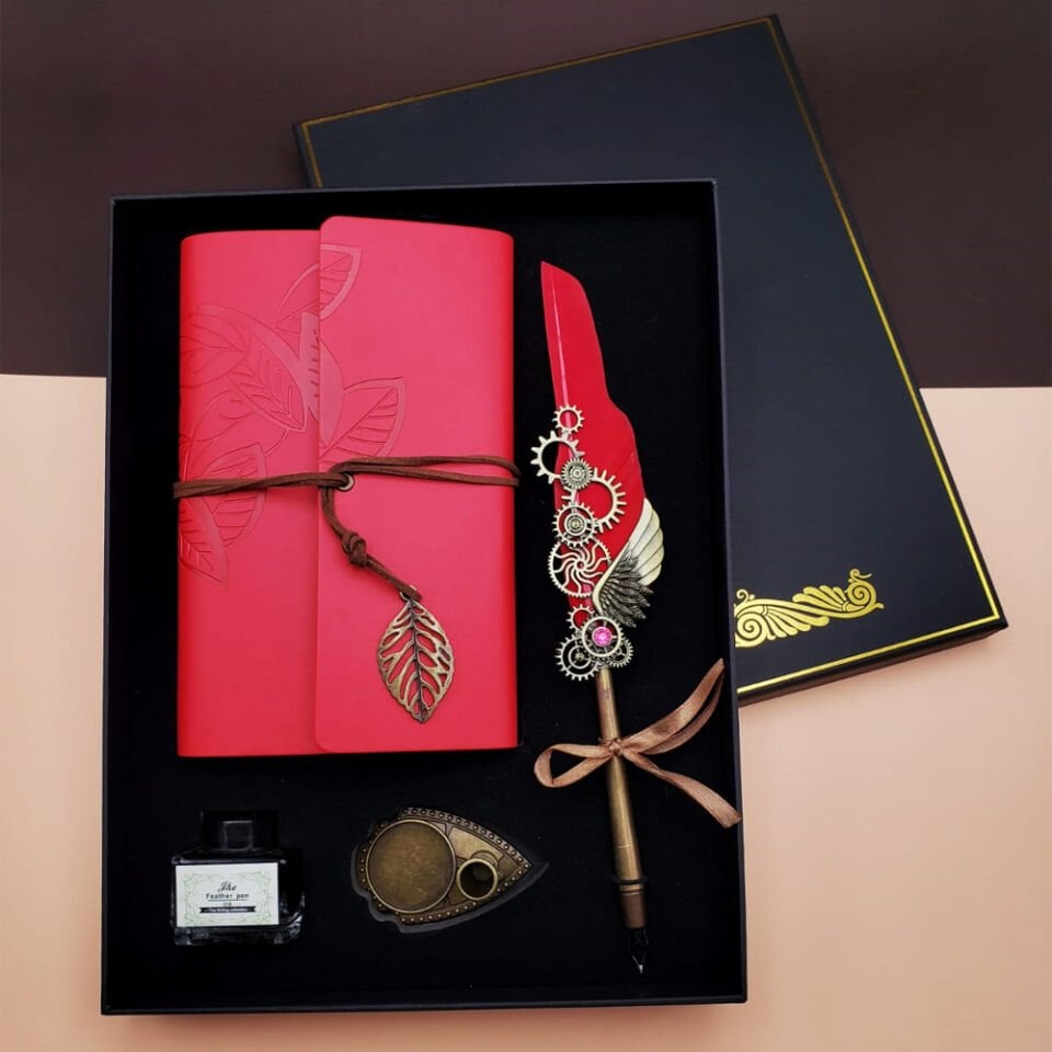 Mürekkepli Kalem Defter Seti Şık Tasarımlı Fonksiyonel Ürün