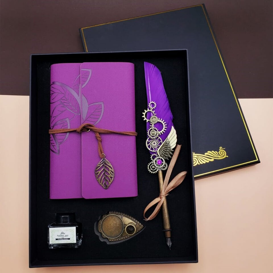 Mürekkepli Kalem Defter Seti Şık Tasarımlı Fonksiyonel Ürün