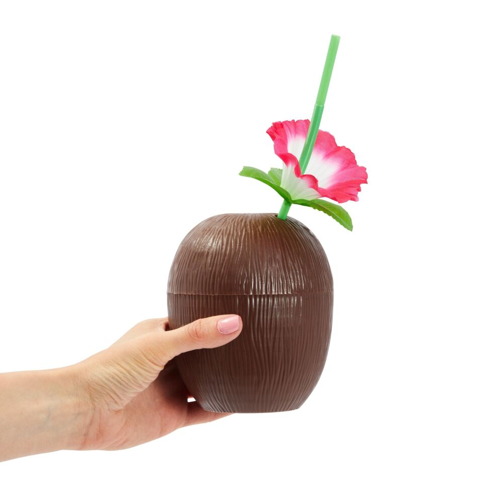 Hindistan Cevizi Pipetli Bardak Şık Tasarımlı Fonksiyonel Ürün