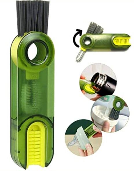 3 Fonksiyonlu Çok Amaçlı Temizleme Fırçası Şık Tasarımlı Fonksiyonel Ürün