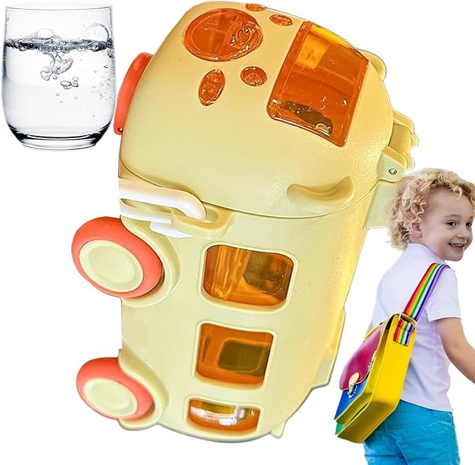 Otobüs Şeklinde Su Matarası Şık Tasarımlı Fonksiyonel Ürün