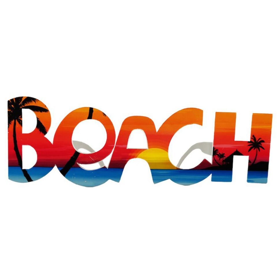 Beach Yazılı Parti Gözlüğü Şık Tasarımlı Fonksiyonel Ürün