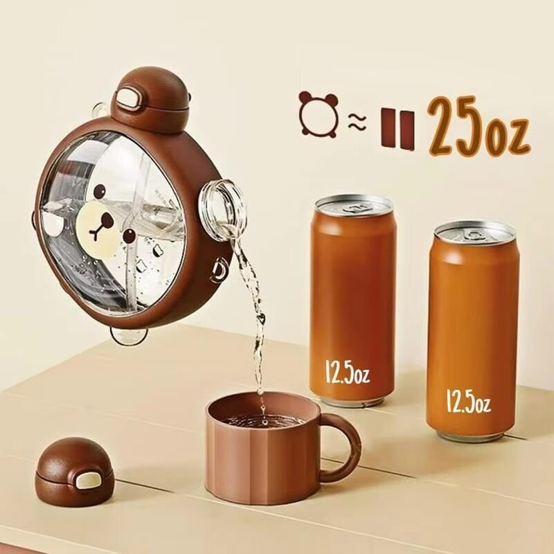 Ayıcık Su Matarası Şık Tasarımlı Fonksiyonel Ürün