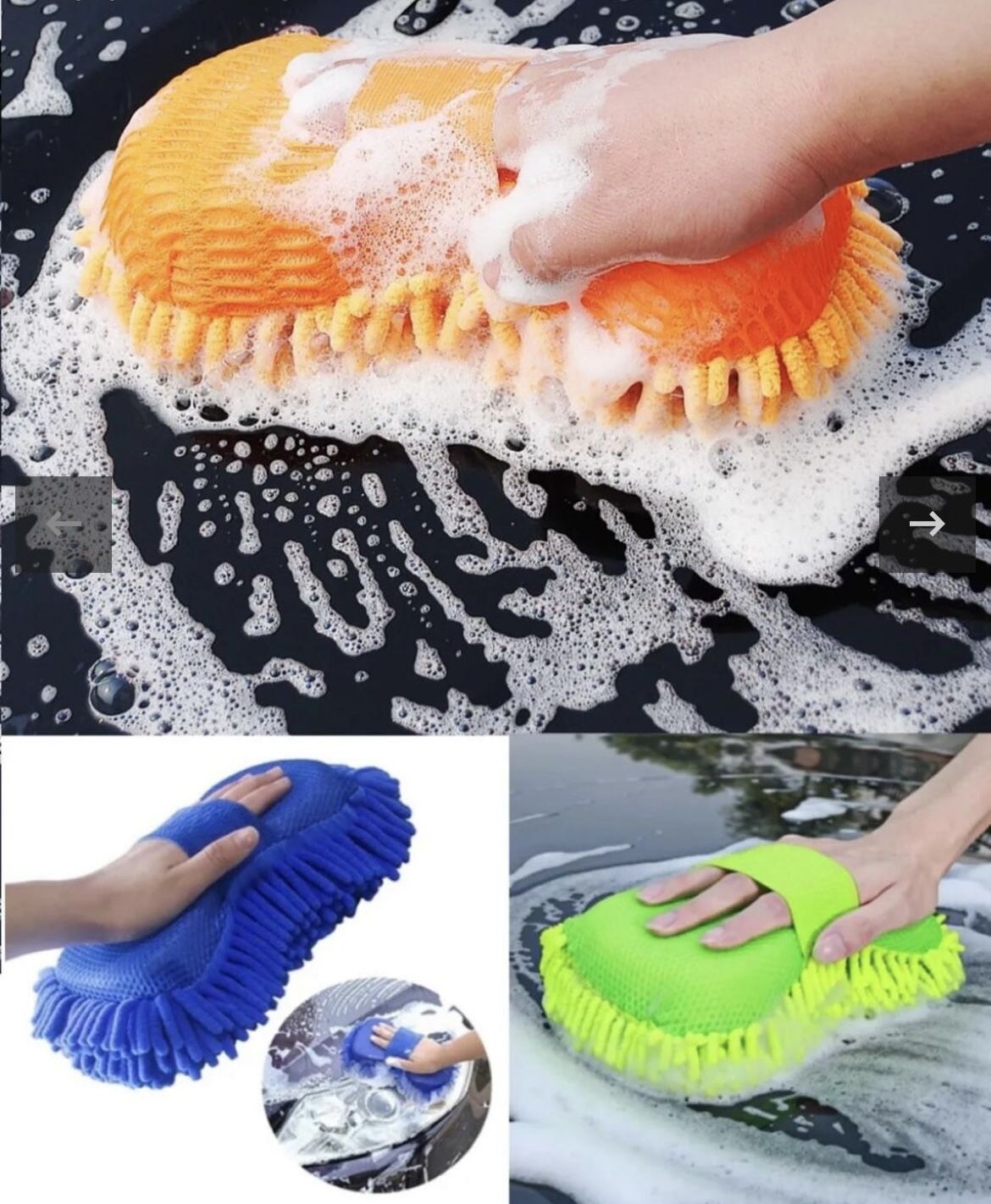 Premium Araba Yıkama Eldiveni Çok Fonksiyonel Ürün