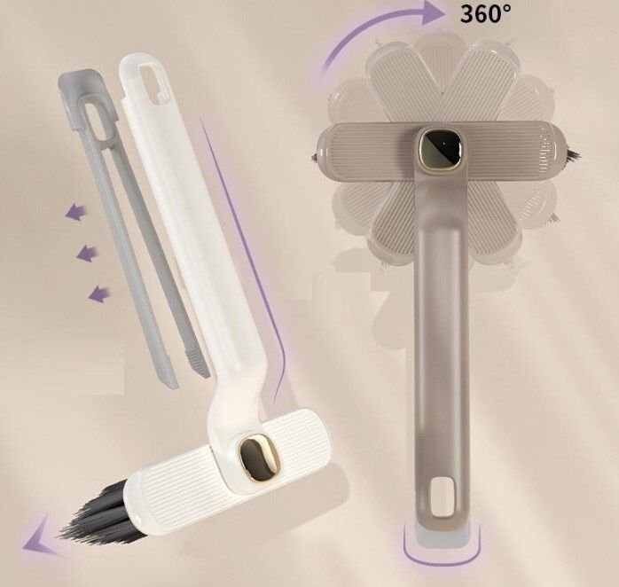 Döner Başlıklı Temizlik Fırçası Cımbızlı Şık Tasarımlı Fonksiyonel Ürün