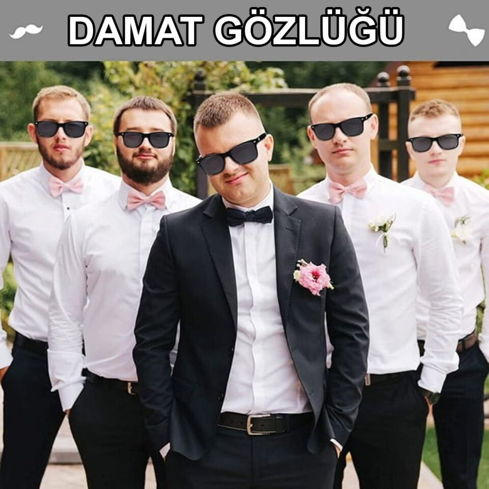 Damat Gözlüğü – Düğün ve Bekarlığa Veda Partisi Aksesuarı Şık Tasarımlı Fonksiyonel Ürün