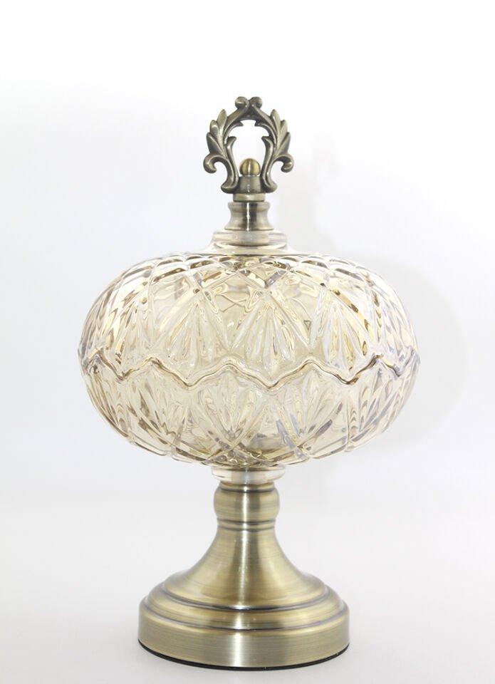 Kapaklı Cam Şekerlik Model 3 Şık Tasarımlı Fonksiyonel Ürün