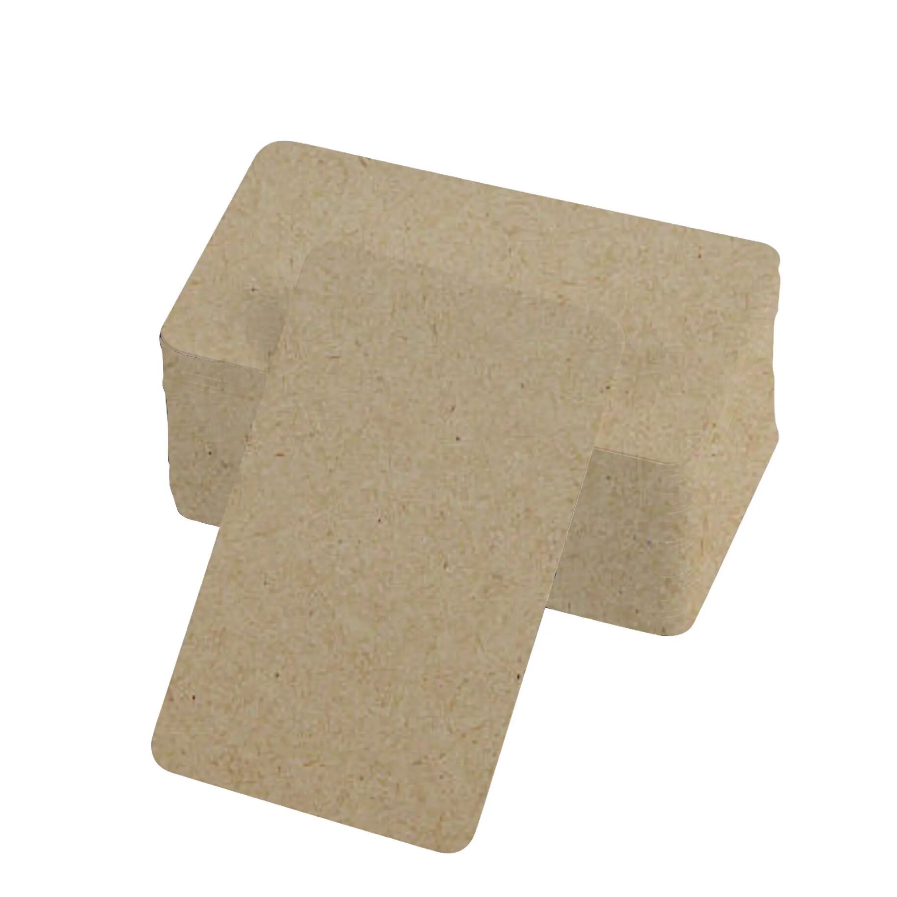 Boş Kelime Kartları 5x8 cm - 50 Adet Oval Kenarlı | Tabu & Not Kartları - Kraft Şık Tasarımlı Fonksiyonel Ürün