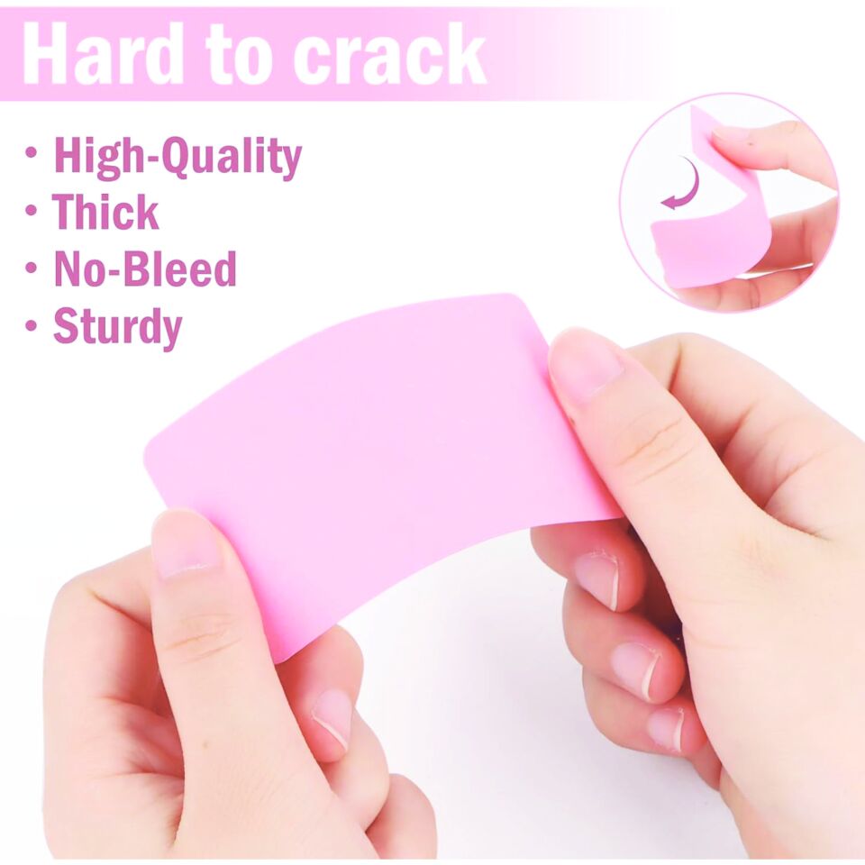 Boş Kelime Kartları 5x8 cm - 50 Adet Oval Kenarlı | Tabu & Not Kartları - Kraft Şık Tasarımlı Fonksiyonel Ürün