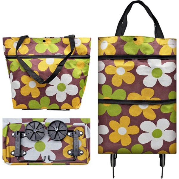 Katlanabilir Pazar Arabası Şık Tasarımlı Fonksiyonel Ürün