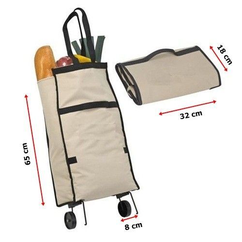 Katlanabilir Pazar Arabası Şık Tasarımlı Fonksiyonel Ürün
